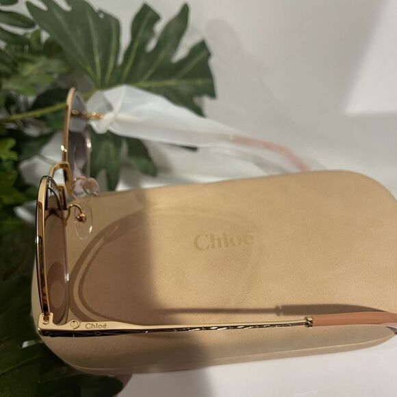 - Chloe mod rectangular sunglasses main image 8